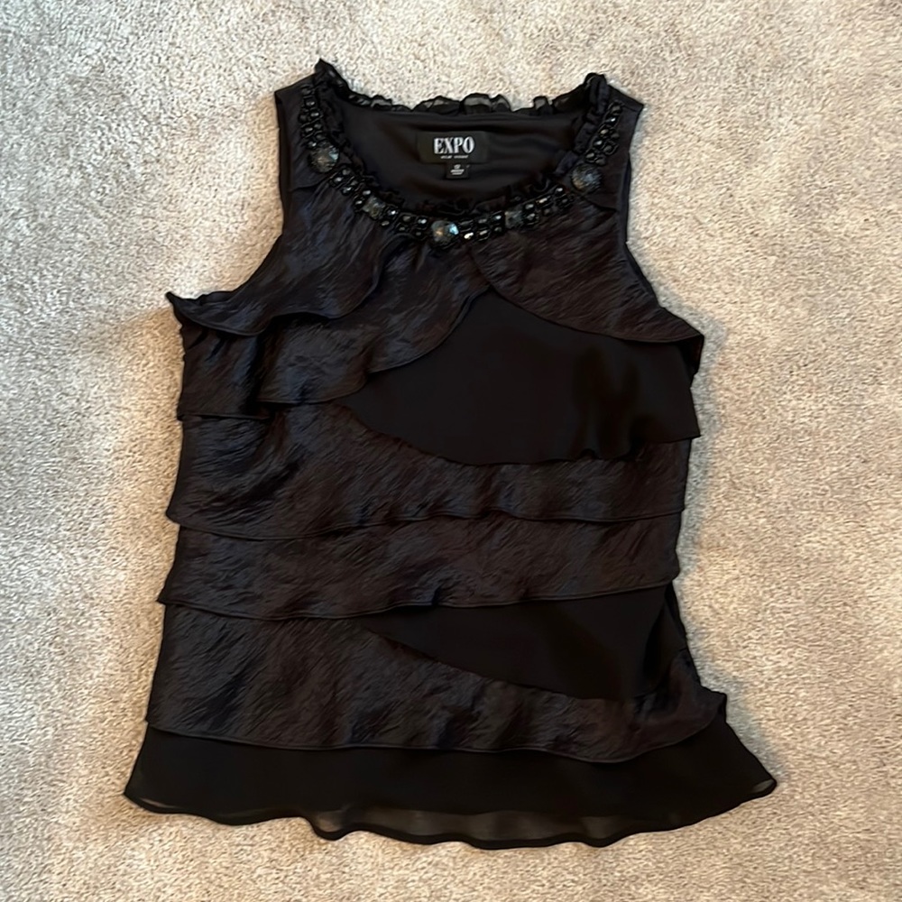 Dressy sleeveless top